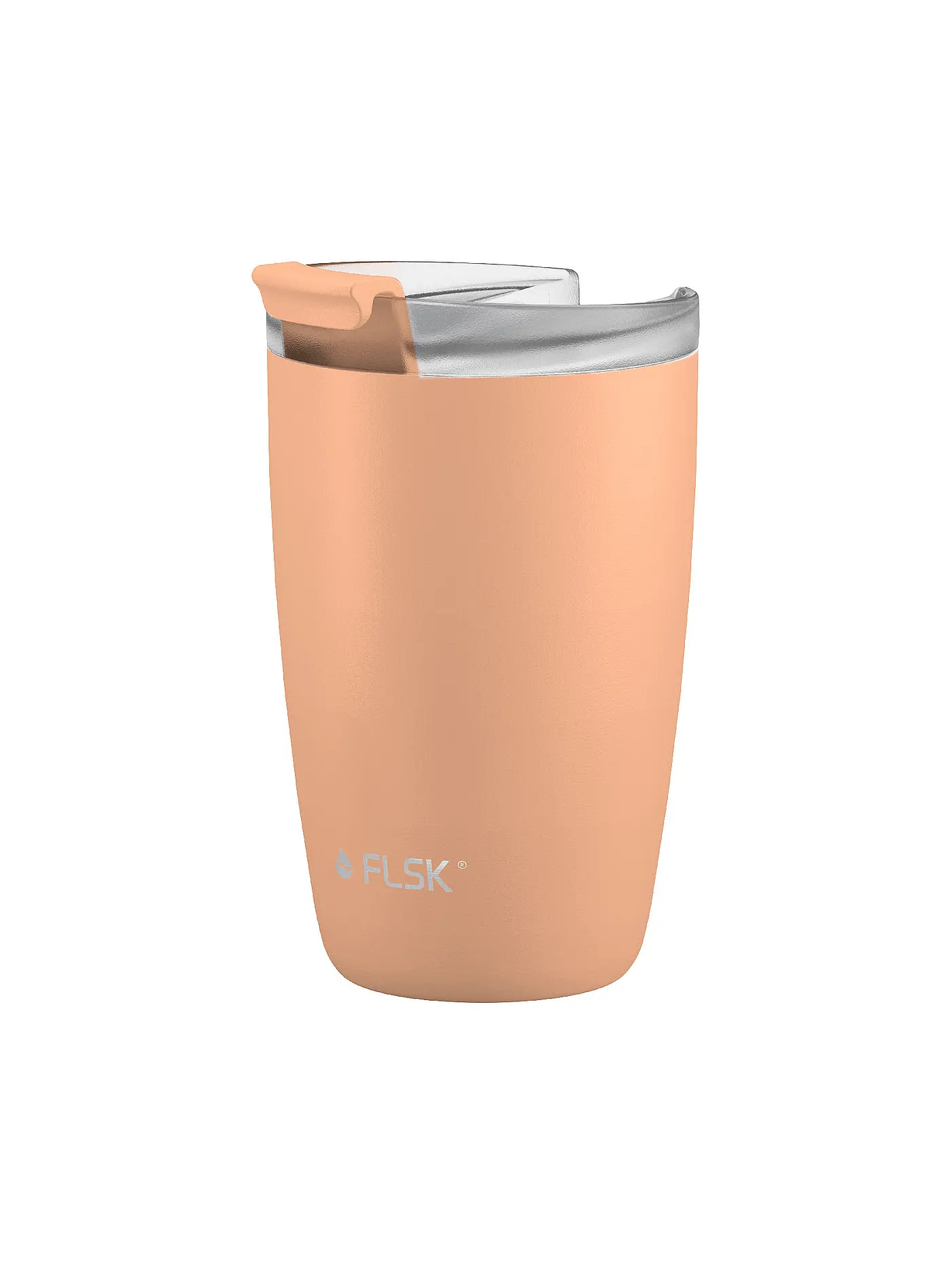 FLSK | Isolierbecher - Thermosbecher CUP Coffee to go-Becher 0,35l Lemon | koralle